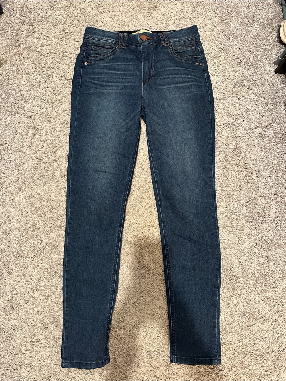 Democracy Dark Wash Women’s Skinny Jeans - Blue